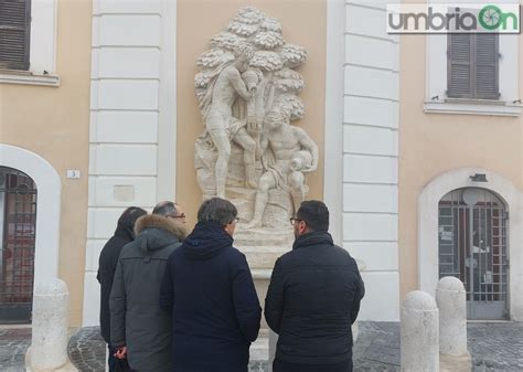 Terni la fontana dei Due Fiumi restituita alla città Fotogallery