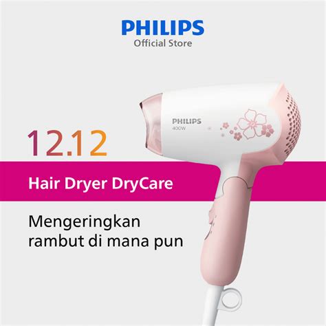 Jual Philips Hair Dryer Care W Pink Hp Pengering Rambut