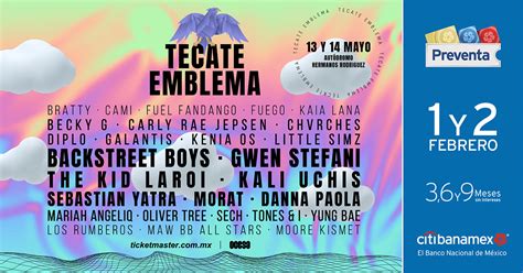 TECATE EMBLEMA CONOCE EL LINE UP POR DÍA EnTodoMusic