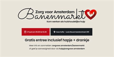 Zorg Voor Amsterdam Banenmarkt