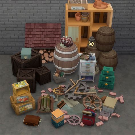 Lotsa Storage Basic · Sims 4 Mods