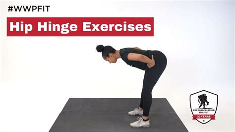 Hip Hinge Exercises Get Wwpfit Wounded Warrior Project Youtube