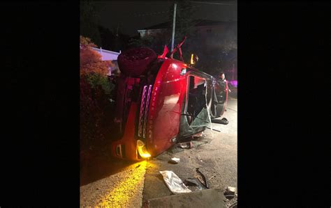 Nypd Drunk Driver Flees Police Flips Car Then Swigs Champagne In Front Of Them