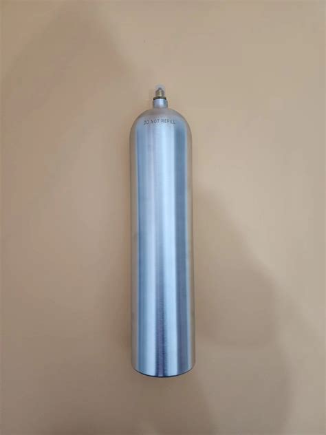 New Aluminum Nitrous Oxide Cylinder Filled 640g Food Grade N2o Gas