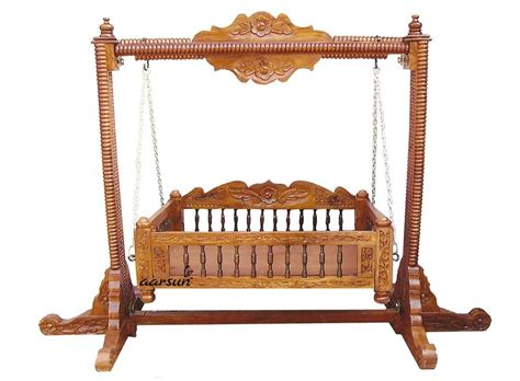 Wooden Cradle Palna Baby Toddler Swing Designs Aarsun