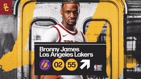 Uscs Bronny James Selected By Los Angeles Lakers In Second Round Of