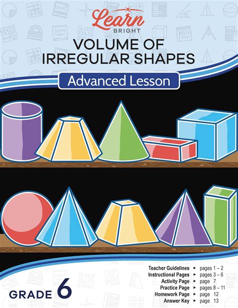 Volume Of Irregular Shapes Advanced Free Pdf Download Learn Bright