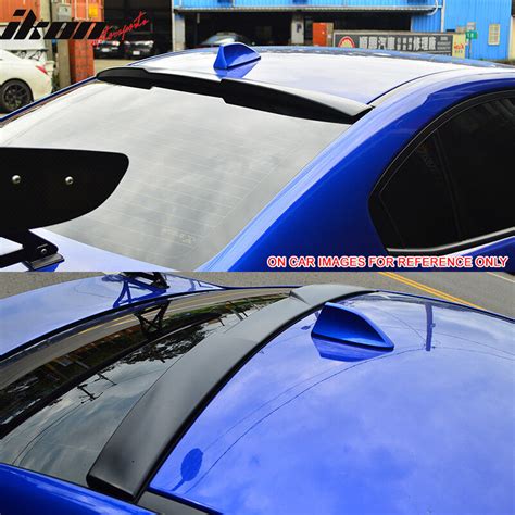 Fits Subaru Wrx Sti Roof Spoiler Painted D S Crystal Black