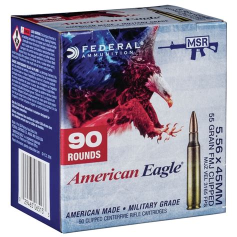 Federal American Eagle X Mm Nato Ammo Grain Fmj Bt