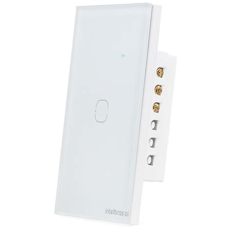 Interruptor Smart Wi Fi Touch 1 Tecla EWS 1001 Branco Intelbras