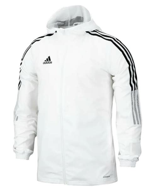 White Mens Adidas Jacket Hot Sale