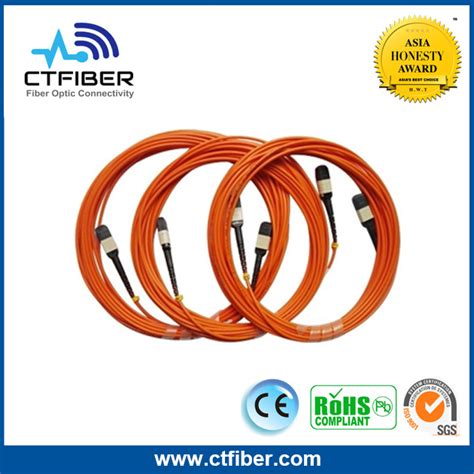 Mpo Mtp Multi Mode Fiber Optical Patch Cord Trunk Cable Fiber Optic Cable And Mpo Cable