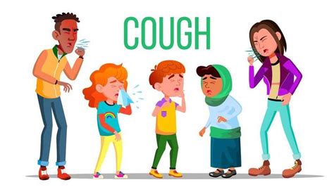 Cough And Sneeze Etiquette Vector Art Icons And Graphics For Free