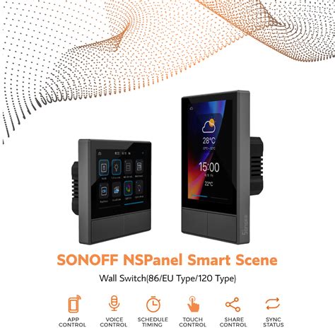 Sonoff Nspanel Smart Scene Wall Switch Type 120 Bee Smart