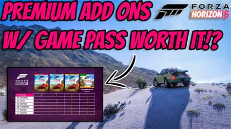 Is Forza Horizon 5 Premium Add Ons Bundle Worth It With Game Pass