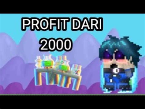 PROFIT DARI 2000 SCIENCE STATION Growtopia Indonesia YouTube