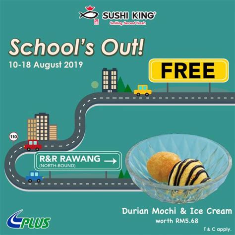 Sushi King R R Rawang North Bound FREE Durian Mochi Ice Cream 10 Aug