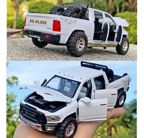 Carros De Metal Em Miniatura Dodge Ram Trx Abre Portas Cole