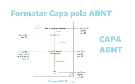 Capa de Trabalho ABNT O Guia Completo para Formatação Perfeita Interna