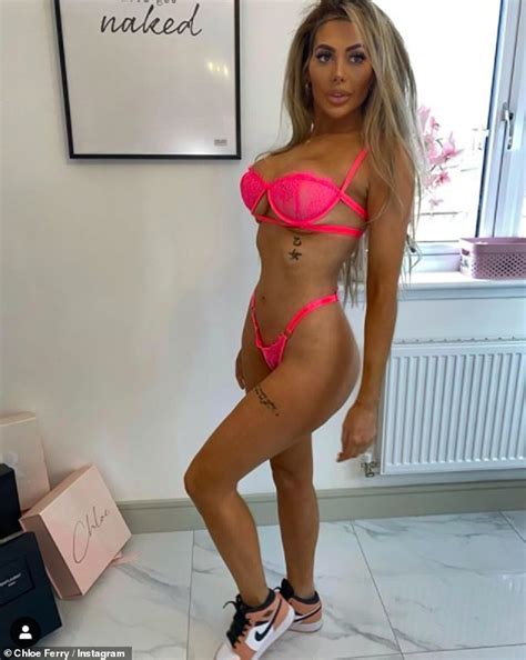 Chloe Ferry Shows Off Her Incredible Two Stone Weight Loss In A Tiny Neon Pink Bikini Daily