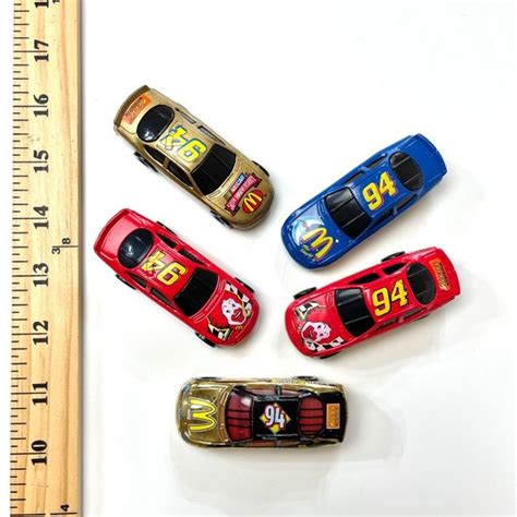 Mattel Inc Toys Five Vintage Mattel Hot Wheels Nascar Racing Cars Made For Mcdonalds