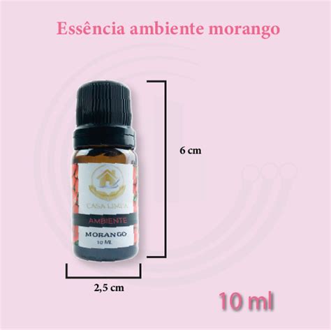 Essencia Aromatizante Pura Para Difusor Elétrico 10ml morango