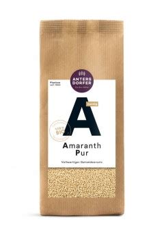 Antersdorfer M Hle Amaranth Bio G Naturpur Shop