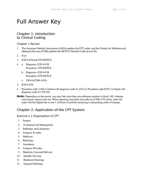 Ac Answer Key Full Answer Key Chapter Introduction To