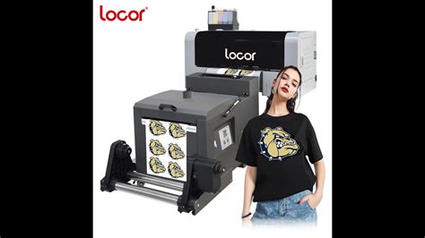 Locor A3 30cm DTF T Shirt Printer With 2pcs Epson I3200 Head Powder