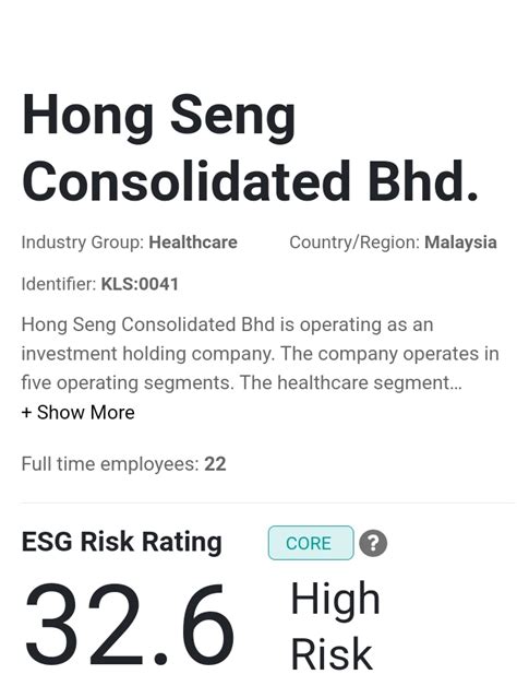 Nuclearmanbursa Esg Triumphs Over Bursa Malaysia On Hong Seng Consolidated Bhd