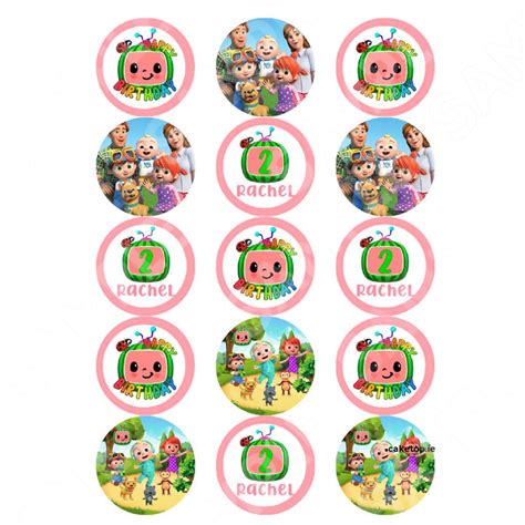 Cocomelon Edible Cake Toppers Edible Picture Caketopie