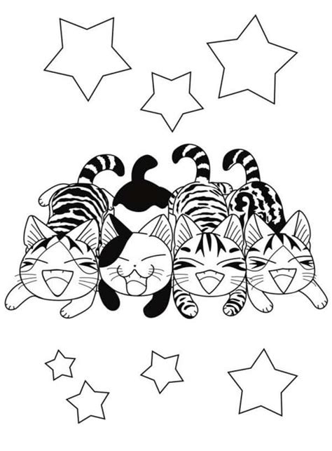 14 Nice Coloriage Manga Fille Chat Photograph Idee De Coloriage