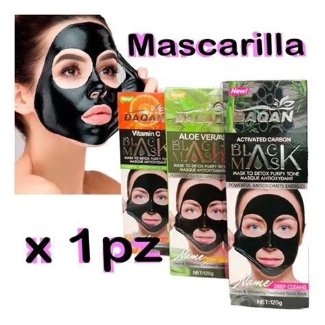 Mascarilla Negra Exfoliante Espinillas Puntos Negros 120g F Tipo De