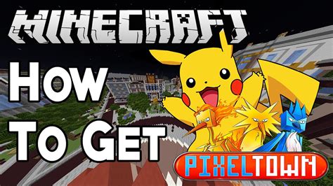 Minecraft Pixelmon PIXELTOWN How To Get Pikachu YouTube