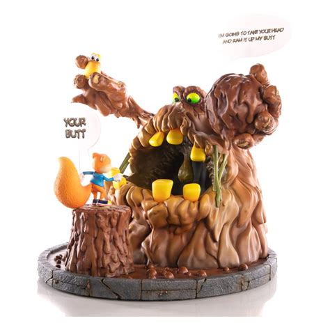 Statue The Great Might Poo Conker Conker S Bad Fur Day Statue By First