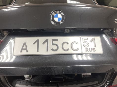 Номера без дырок, флага и рамок — BMW 3 series (G20), 2 л, 2021 года ...