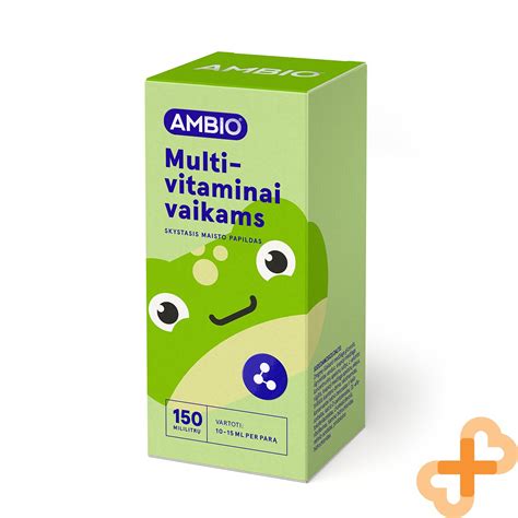 Ambio Multivitamin Syrup For Kids 150ml Immune System Support Supplement