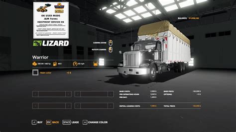 Round cotton module truck v1.0 Truck - Farming Simulator 2022 / 19 mod