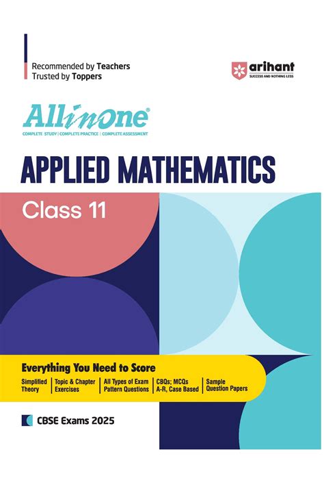 Class 11 Cbse All In One Applied Mathematics 2025 Arihant Lucky