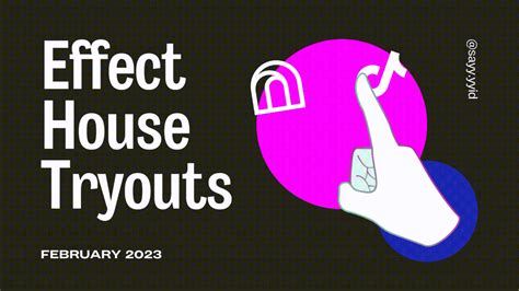 Tiktok Effect House Tryouts Behance