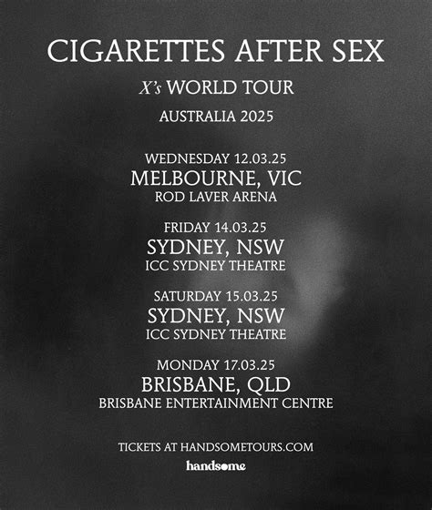 Cigarettes After Sex · Handsome Tours