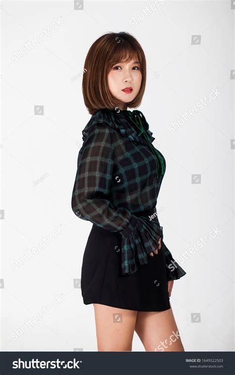 Mature Sexy Asian Woman White Background Stock Photo 1649522503 Shutterstock