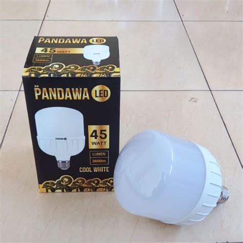 Jual PANDAWA Lampu LED 45 Watt 45w Garansi 1 Tahun SNI Putih Shopee