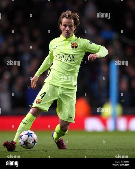 IVAN RAKITIC FC BARCELONA FC BARCELONA ETIHAD STADIUM MANCHESTER