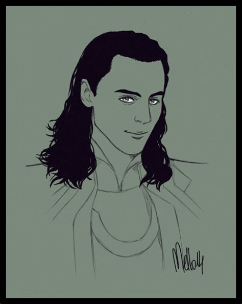 Another Loki Portrait Painted By Mellorianj On Deviantart