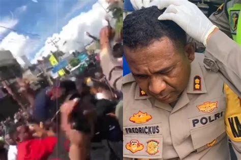 Wakapolda Papua Ikut Jadi Korban Pelemparan Kerusuhan Pengantaran