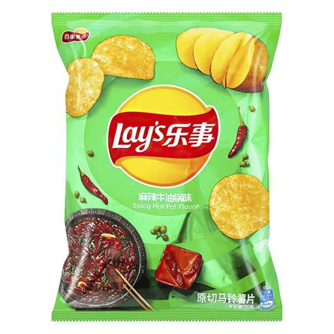 Картофельные чипсы Lay s Spicy Hot Pot со вкусом острого перца и мяса Китай 70 г купить с