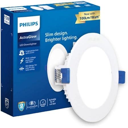 PHILIPS Ultra Glow 15 Watt Square LED Downlighter 3 Colors In 1