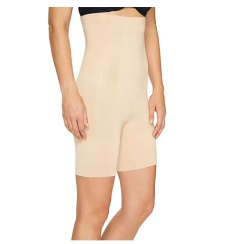 Spanx Oncore High Waisted Mid Thigh Short Ss Nude Size M