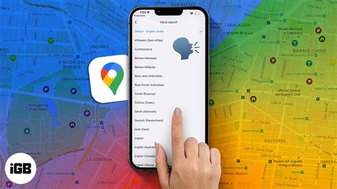 Cómo cambiar el idioma de búsqueda por voz de Google Maps en iPhone y